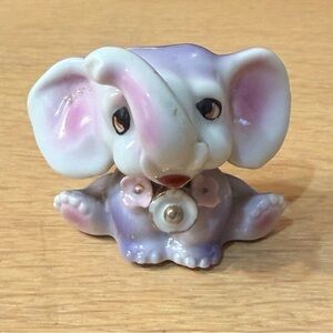 Vintage Anthropomorphic Baby Elephant Figurine Japan